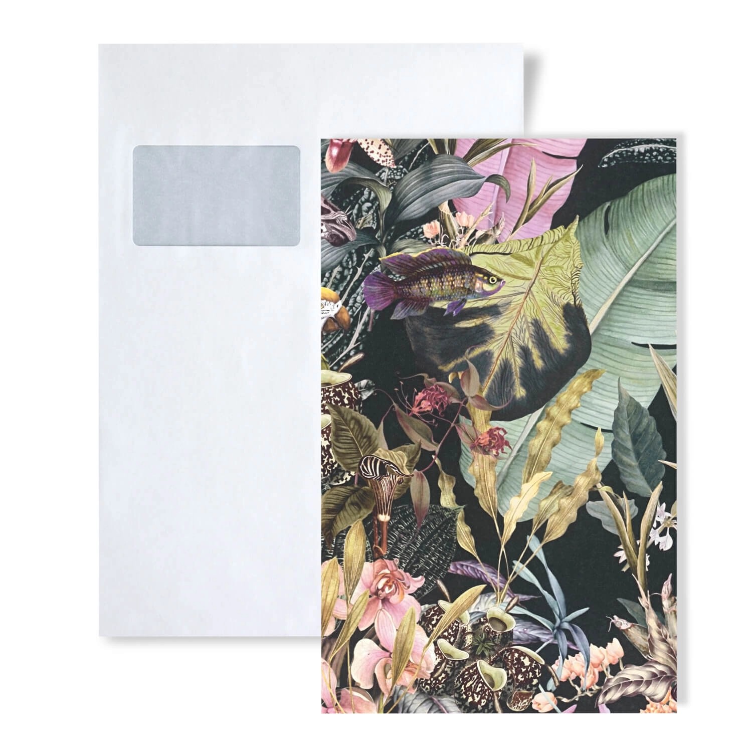 PROFHOME 1 MUSTERSTÜCK S-381761-GU DIN A4 MUSTER der Dschungel Tapete günstig online kaufen