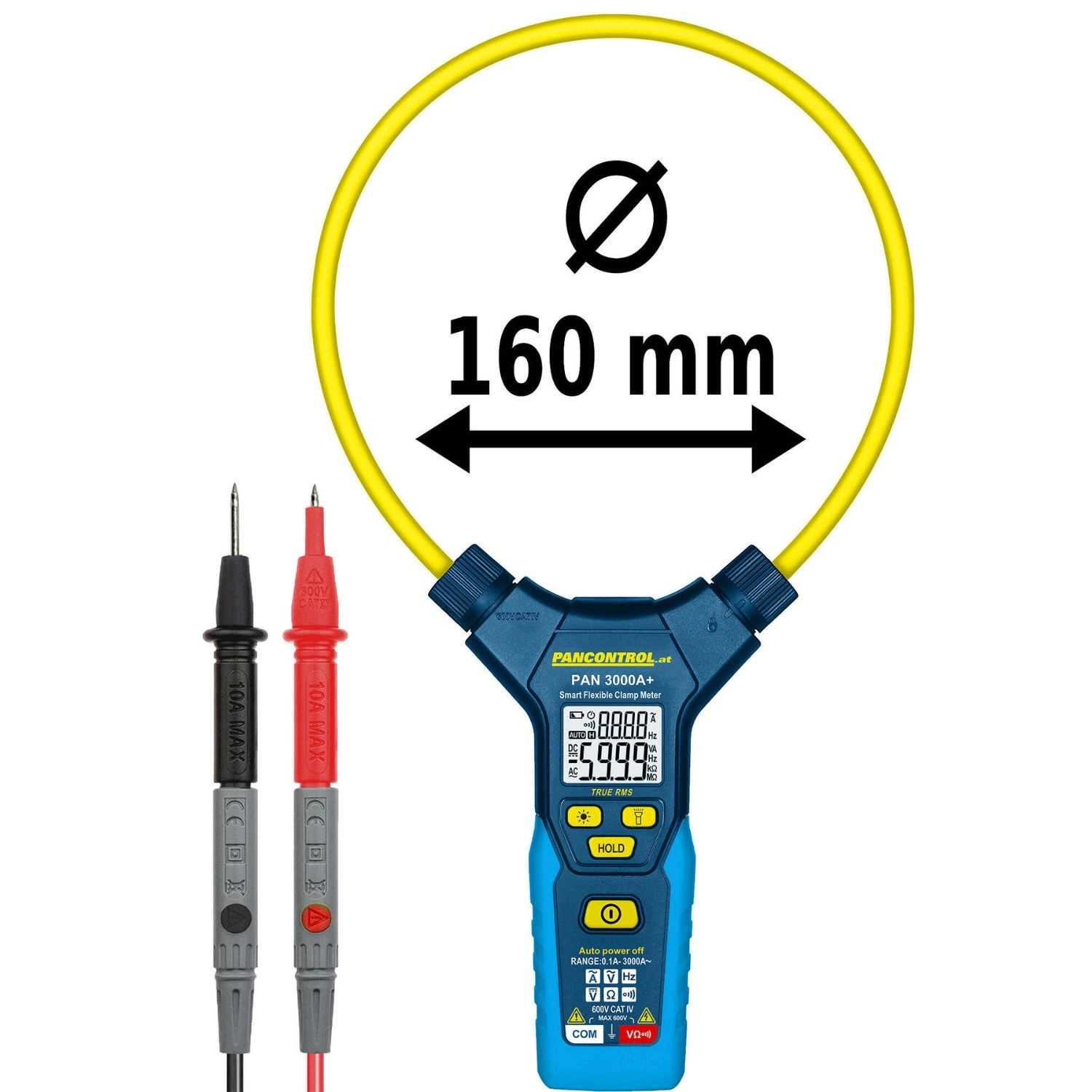 Thumbnail - Pancontrol PAN 3000A+ Flexible Stromzange 3000A AC True RMS