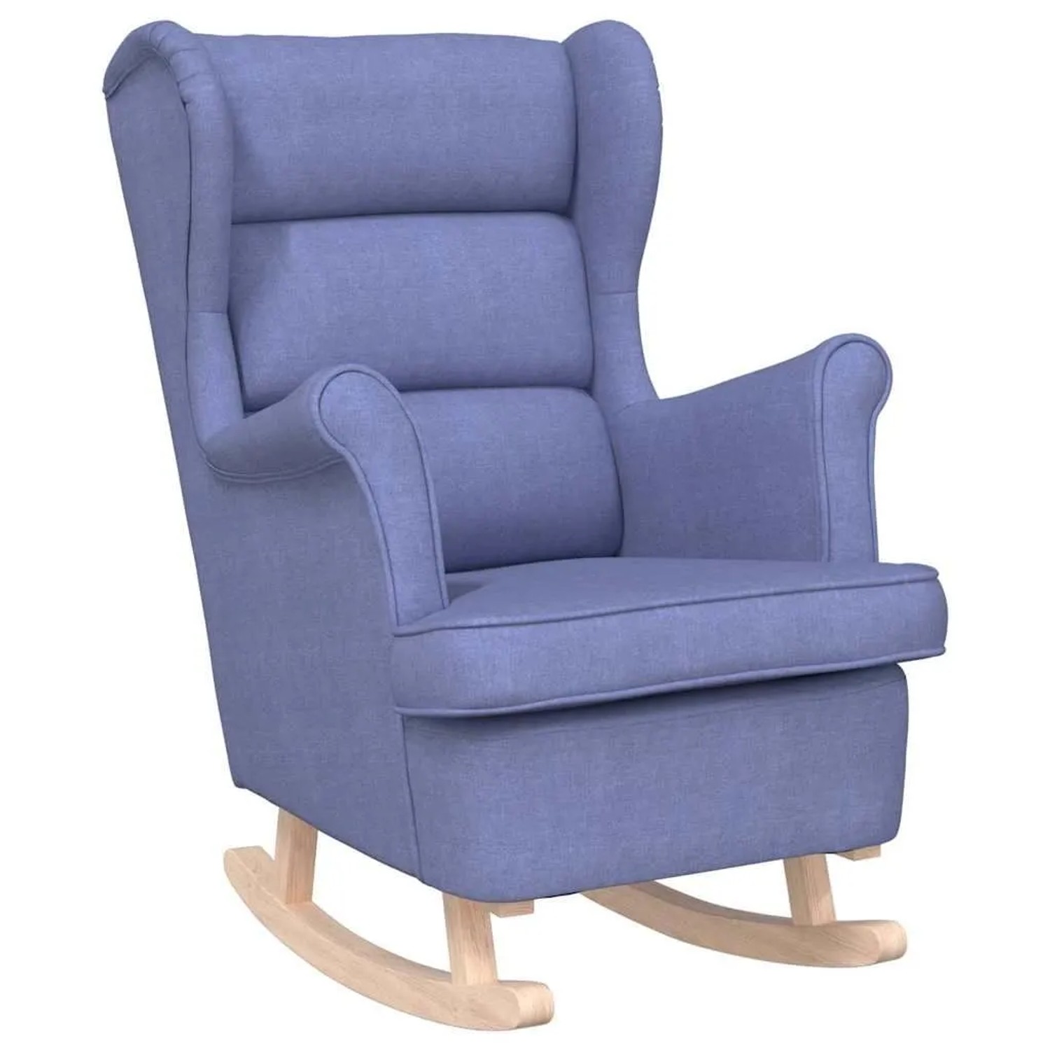 vidaXL Schaukelsessel Jeansblau 74x90x102 cm Stoff 4016930