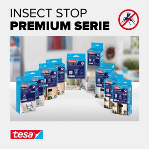 tesa Insect Stop Premium Fliegengitter-Packungen für Fenster. Effektiver Insektenschutz mit Klettverschluss.
