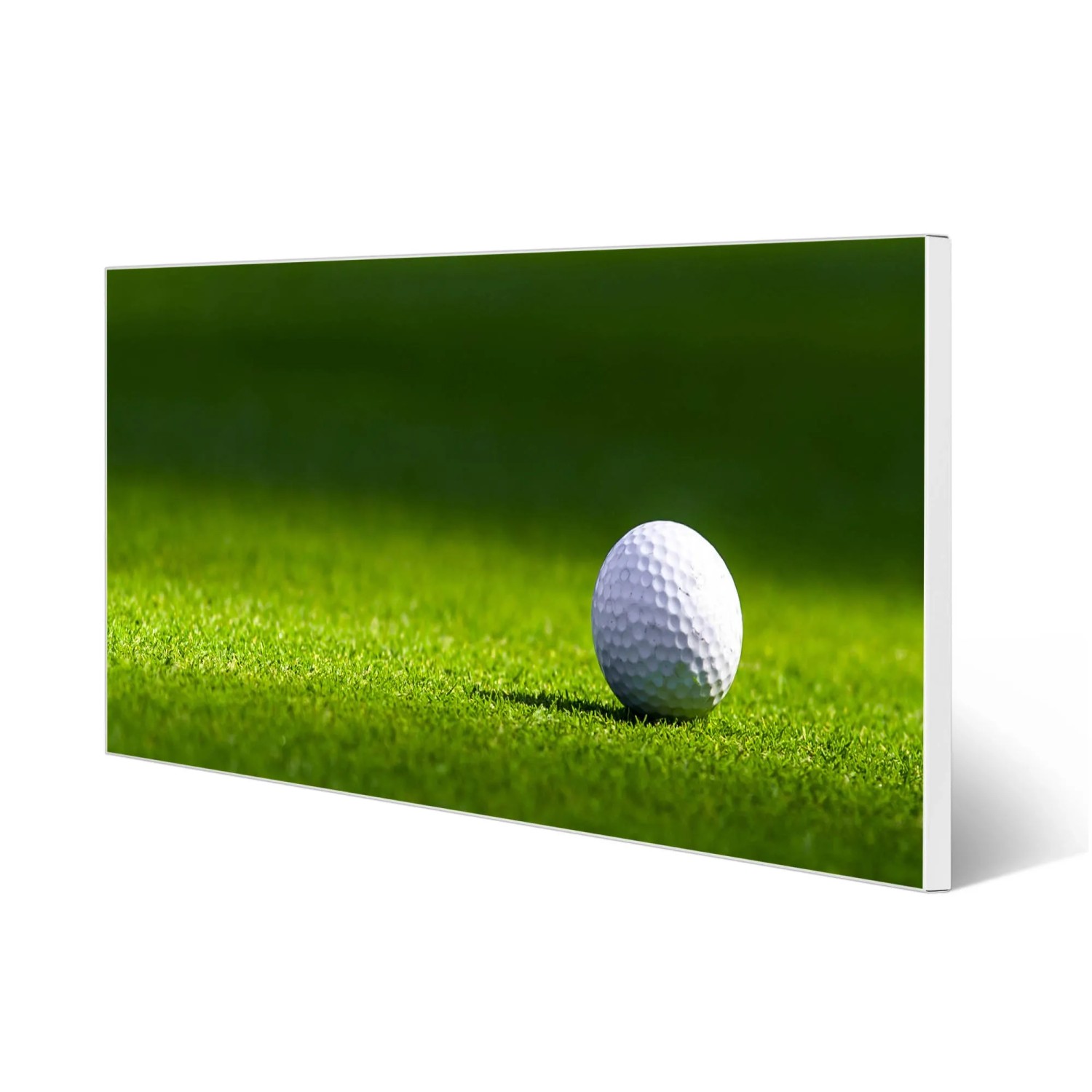 Banjado Magnettafel 30x75 Cm – Magnetpinnwand Mit 4 Magneten, Motiv Weißes Polster