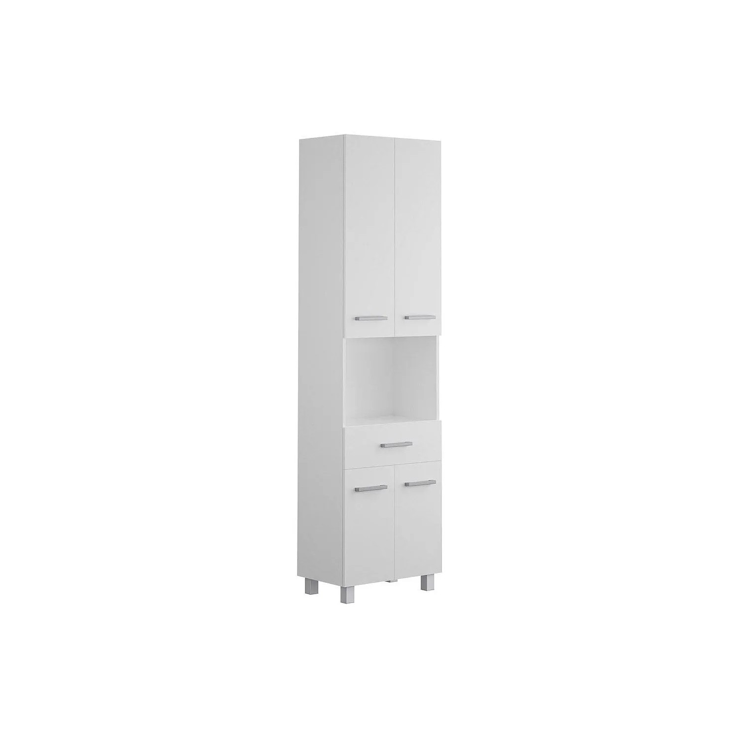 Vente-unique Badschrank Minela Weiß 50 cm