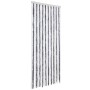 vidaXL Insektenschutz-Vorhang Grau und Weiß 90x220 cm Chenille 241224