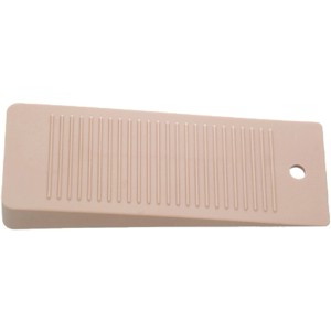 AnsaPro Türkeile, 2 Stück, beige, aus Kunststoff. Praktischer Türstopper für den Innenbereich.