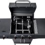 Char-Broil Gasgrill Performance Power Edition 3, Ansicht von oben mit geöffnetem Deckel.