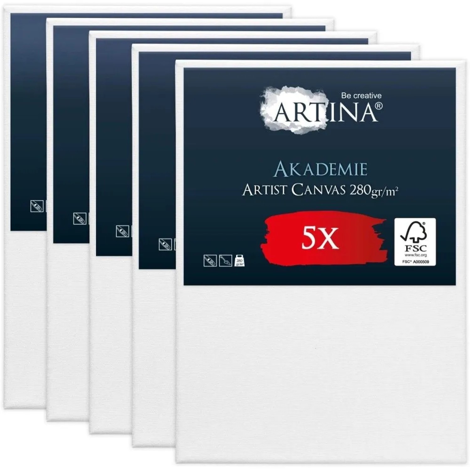Artina Akademie Keilrahmen 100x140cm FSC 5tlg