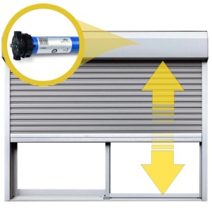 Sol Royal Rohrmotor SolTec M24 10Nm für Rollladensteuerung, Detailaufnahme.