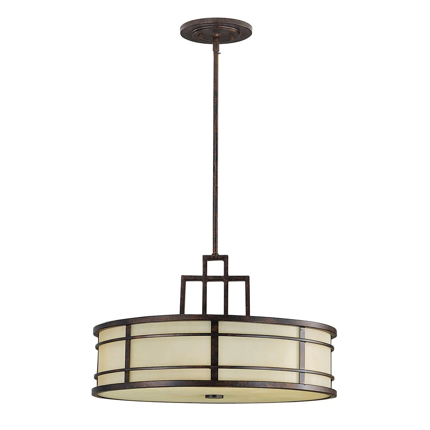 Licht-Erlebnisse Deckenlampe Verstellbar Metall Glas Ø 53,3 cm Rund
