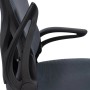 DELUKE Bürostuhl Ergonomisch CHOPO Schreibtischstuhl Mit Netzbespannung Höhenverstellbarer Drehstuhl 120 Kg Grau_5