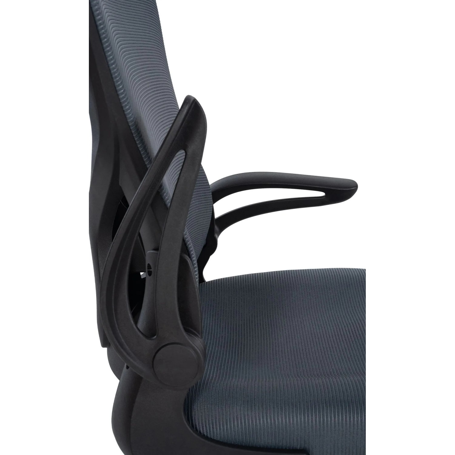 DELUKE Bürostuhl Ergonomisch CHOPO Schreibtischstuhl Mit Netzbespannung Höhenverstellbarer Drehstuhl 120 Kg Grau_5