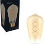 E27 LED-Leuchtmittel ST64, 4W, extra warmweiß, mit dekorativem Glühfaden und Produktverpackung.