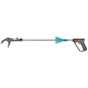 Gardena Greifer 4 in 1 (95 cm) mit Greifzange, Rechen und Aufspießer für Gartenabfälle.