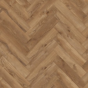 Classen Ville Laminat in Las Negras Oak, Fischgrätmuster. Laminatboden für Fußbodenheizung.