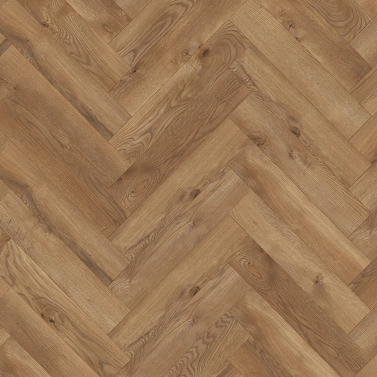 Classen Ville Laminat in Las Negras Oak, Fischgrätmuster. Laminatboden für Fußbodenheizung.