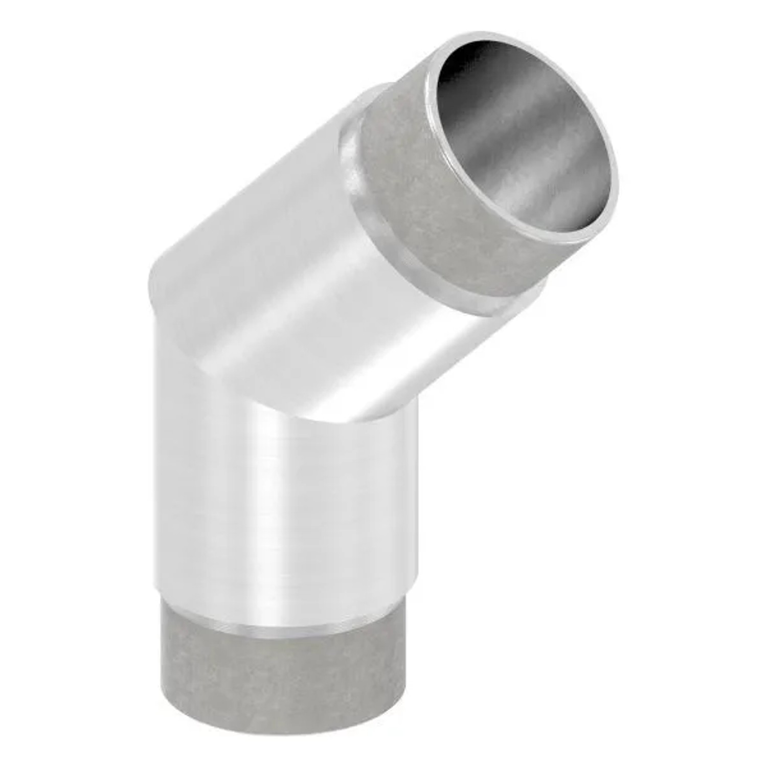 FeNau Eckbogen V4A Für Rohr 42,4x2,0 mm 135 Grad Steckbar