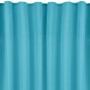 Türkisfarbener Dekoschal Ellen, 2er Set mit Raffhaltern, 140x245 cm, für Fenstervorhänge.