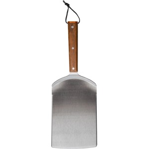 Traeger BBQ Wender XXL aus Edelstahl mit Teakholzgriff, Grillutensil für große Fleischstücke.
