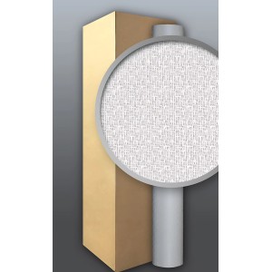 Überstreichbare Vliestapete EDEM 80390BR60 mit dekorativer Struktur, Maler-Weiß, 5 Rollen.