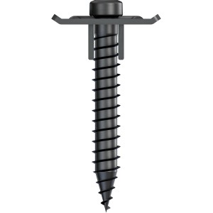 Edelstahl Klammer-Clip Easyfix H für Terrassendielen mit geraden Nuten.