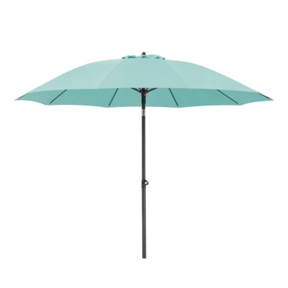 Schneider Balkonschirm Ø 270 cm Mint mit Push-Up Mechanik