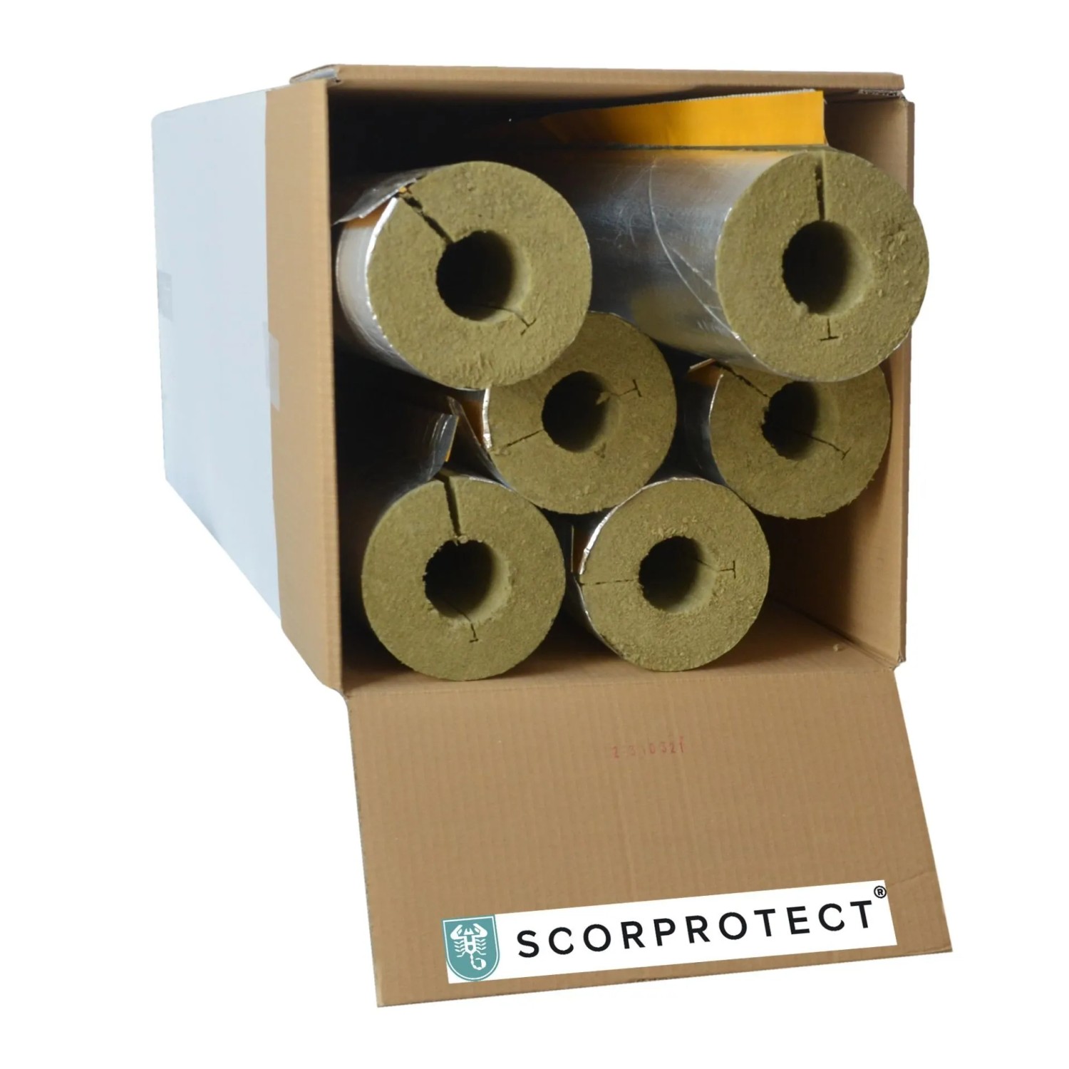 Scorprotect Karton Rohrisolierung Alu 54 MM X 40 MM