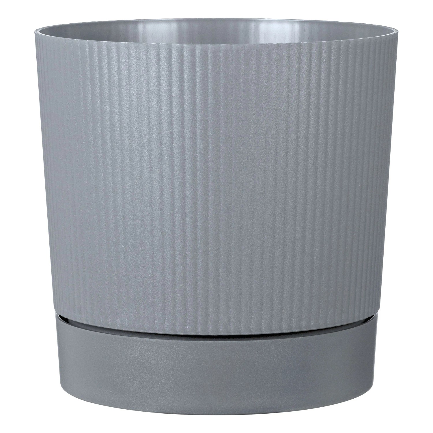 Thumbnail - Scheurich Pflanztopf Lino+ PE Ø 28,97 cm x 29 cm Pure Grey