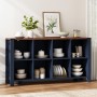 Merax Organizer Regal 140x34x75 cm 8 Staufächer Küche Wohnzimmer Esszimmer_9