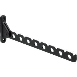 Hettich Kleiderlüfter, matt schwarz, 310 mm Länge, aus Stahl und Kunststoff.