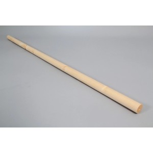 Handlauf aus Fichte, 2250 mm lang, Ø 40 mm, für Innen- und Außenbereich.