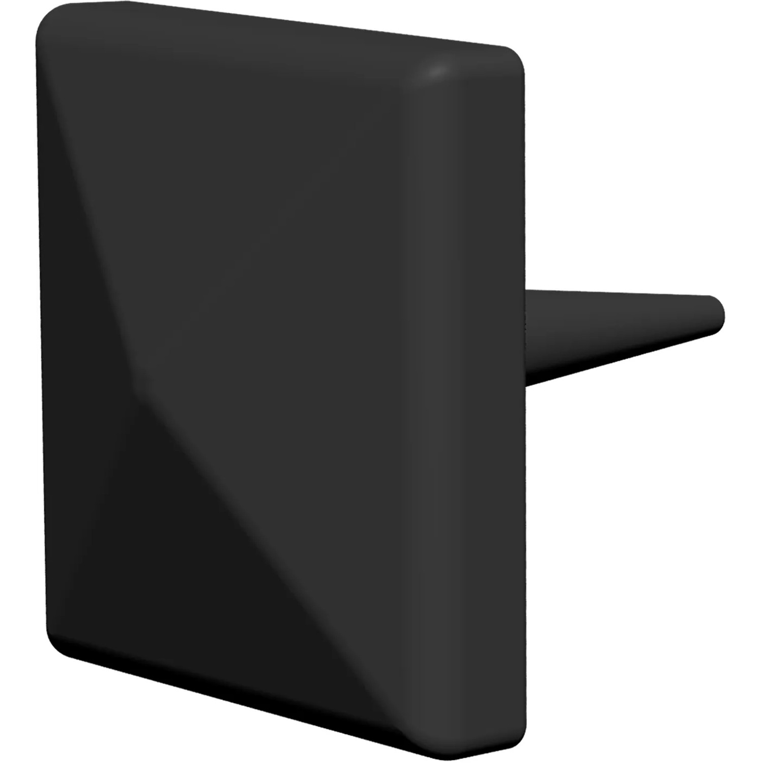 Radex Designelement Loft Rustic R40 x 40 mm Schwarz Matt