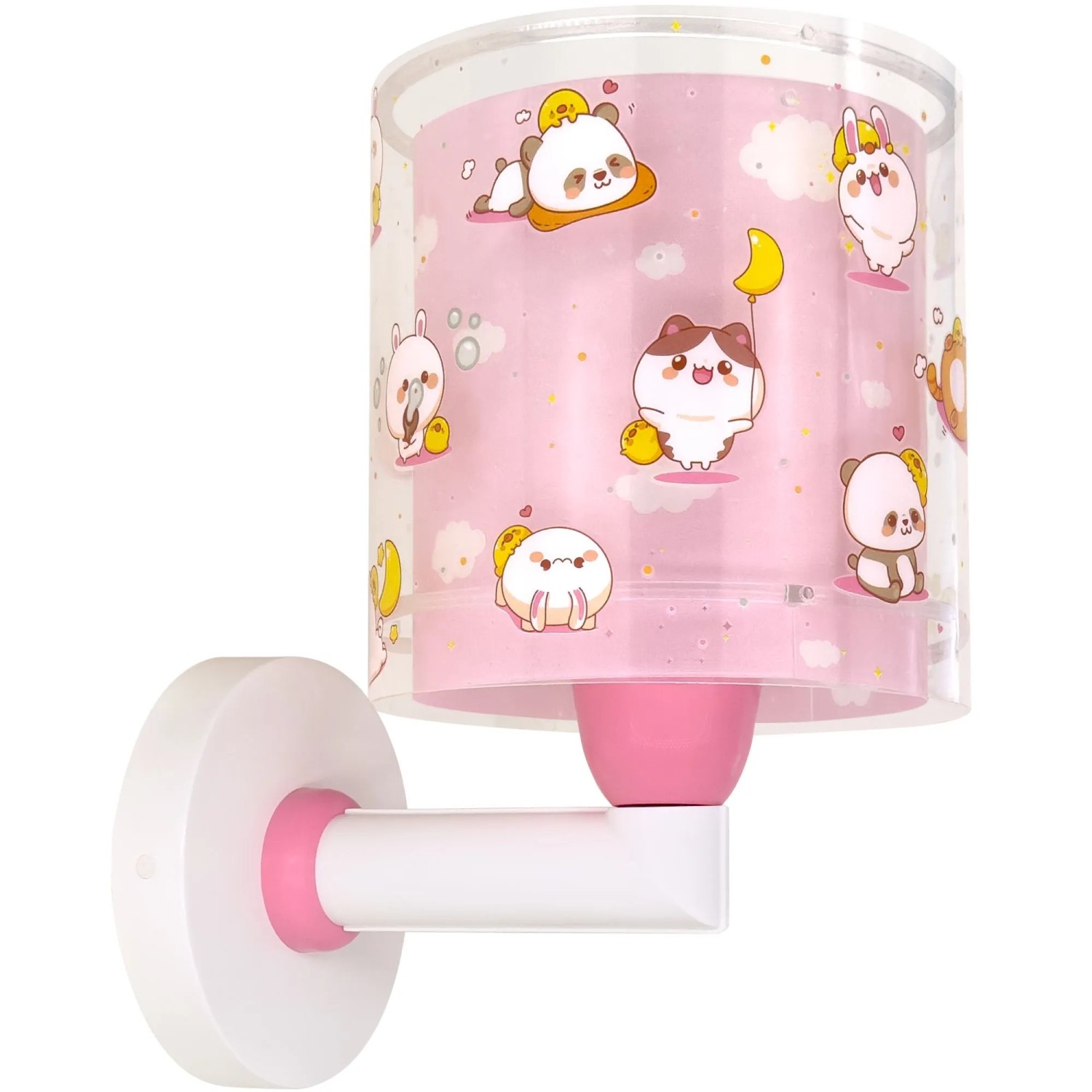 Dalber Wandleuchte für Kinder Kawaii Friends Rosa Tiere