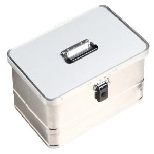 LUX Aluminiumbox, 29 l, ideal zur Werkzeugaufbewahrung und Transport, mit Tragegriff und Verschluss.
