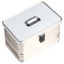 LUX Aluminiumbox, 29 l, ideal zur Werkzeugaufbewahrung und Transport, mit Tragegriff und Verschluss.