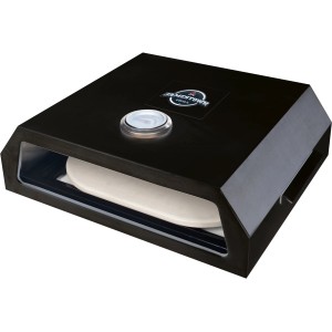Jamestown Pizzaofen-Box Jenson für Grill: Ofen mit Thermometer und Pizzastein.
