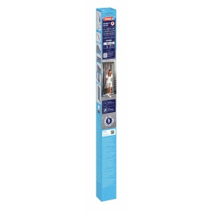 Verpackung des tesa® Insect Stop Aluminium Lamellenvorhangs für Insektenschutzrahmen.