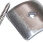 Kalotten Sinus 76/18 mit Schraube, Edelstahl, für Kunststoffbedachung, 50 Stück