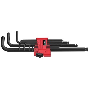Wera 950 9 Hex Plus 6 Winkelschlüsselsatz Metrisch Blacklaser 9Tlg  022086