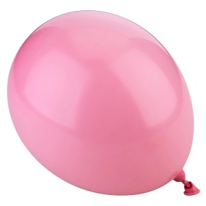 Fackelmann Luftballon, Ø 30cm, farbig sortiert, rosa. Party-Deko für Geburtstage.