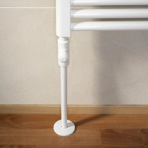 Schulte Multifix Rohrverkleidung, 8er-Pack, weiß, für Heizungsrohre