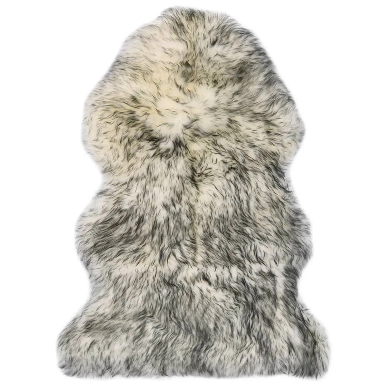 vidaXL Schaffell-Teppich 60x90 cm Dunkelgrau Mélange 283879 günstig online kaufen