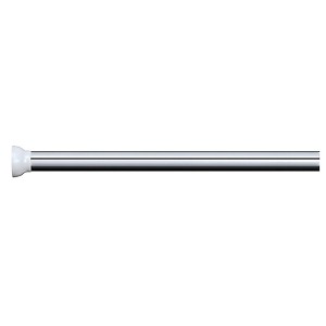 Verstellbare Spirella Duschstange Kreta, 75-125 cm, Chrom, für Duschvorhänge.
