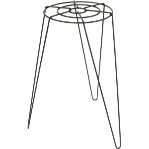 Wagner Pflanzenständer GH 0560, schwarz matt, 60 cm hoch, aus pulverbeschichtetem Stahl.