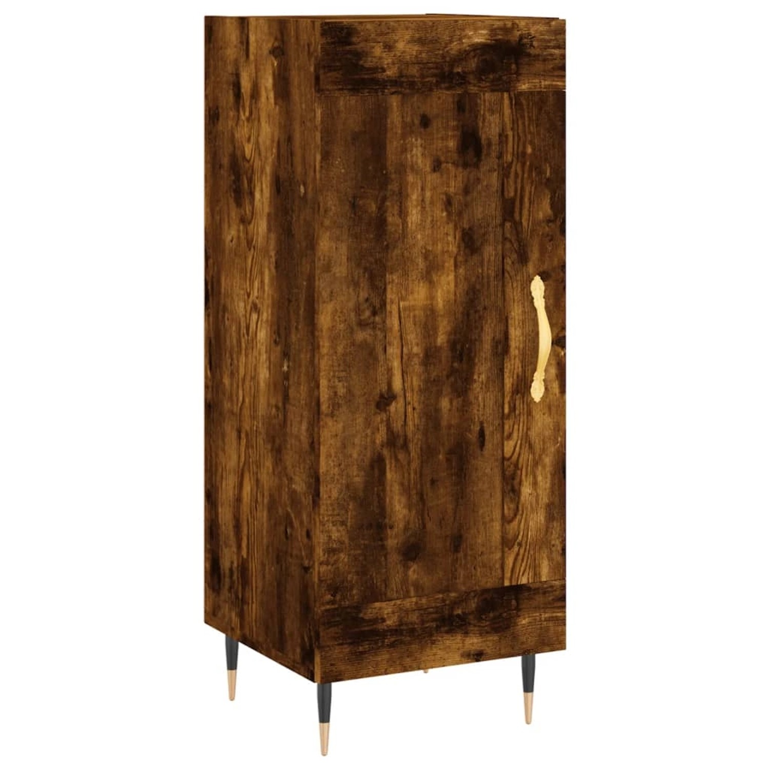 vidaXL Sideboard Räuchereiche 34,5x34x90 cm Holzwerkstoff 830425 günstig online kaufen