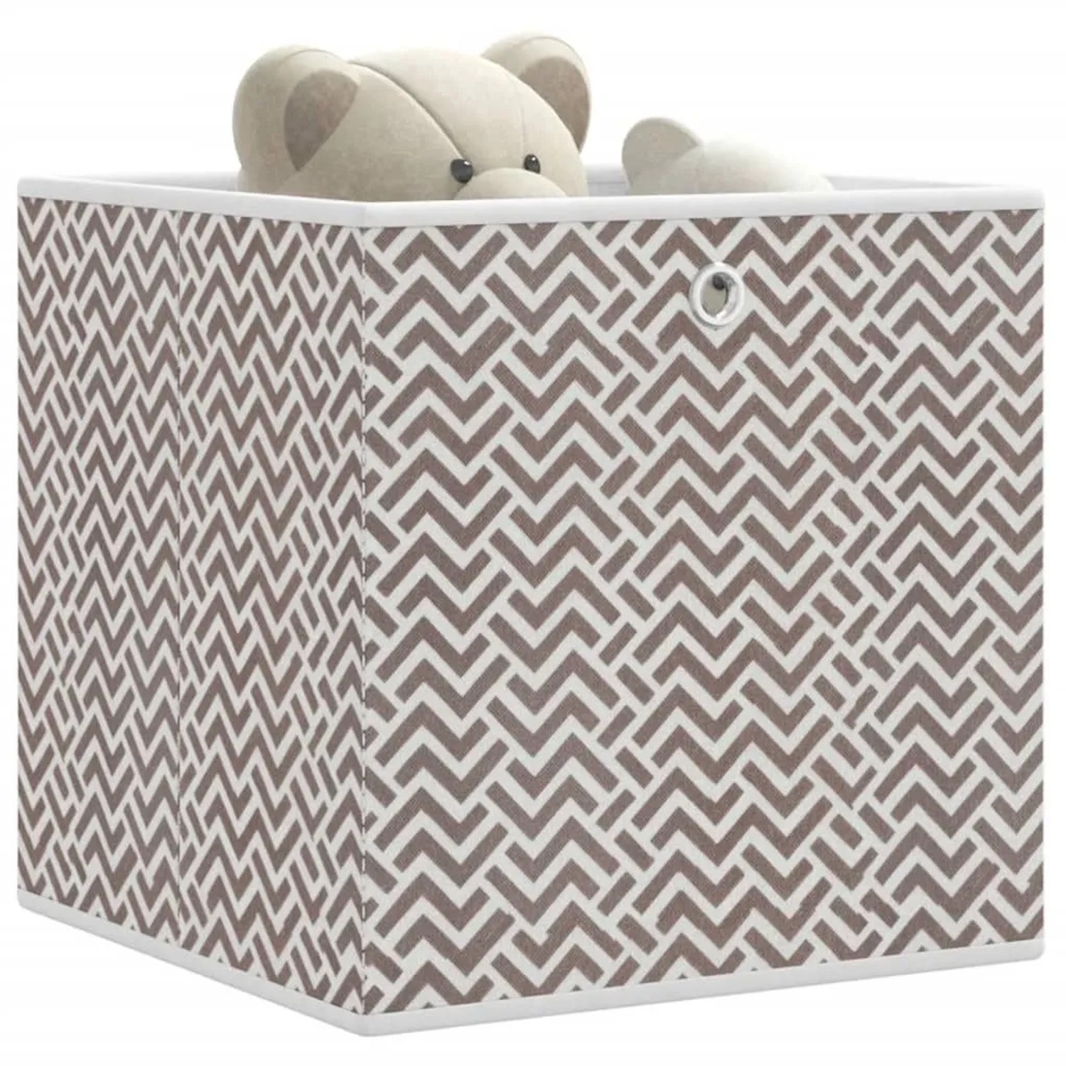 vidaXL Faltboxen 10 Stk Braun 32x32x32 cm Vlies 4018986_2