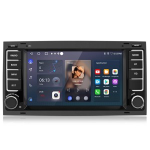 Junsun Autoradio für VW Touareg (2004-2011) mit Touchscreen, Navigation und Bluetooth.