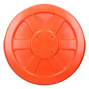Roter ECD Germany Verkehrsspiegel, 30 cm, mit Halterung für Carport & Garageneinfahrt.