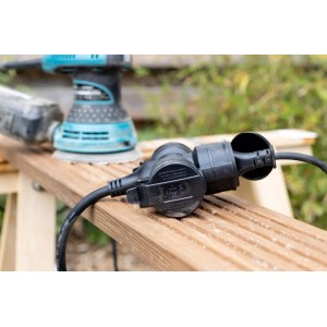 ChiliTec Gartensteckdose Für Außen 3Fach IP44 5m Zuleitung