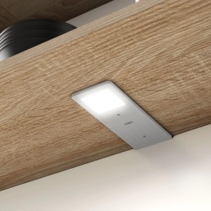 SOTECH Domus-Line LED Unterbauleuchte FYN SE D-MOTION mit Sensor 190 x 70 mm 12V 5W 2700 Bis 6000K Aluminium Gebürstet