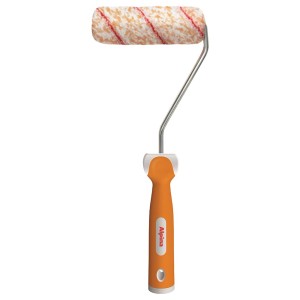 Alpina Farbroller 12 cm mit orangem Griff für Innenfarben.