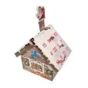 Krebs Glas Lauscha GmbH Christbaumschmuck Glas Adventskalender Adventshaus 4-5 cm 24 Anhänger